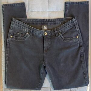 KÜHL Dark Wash Indigo Dye Jeans Women’s 14 Reg Stretch Straight Outdoor Denim